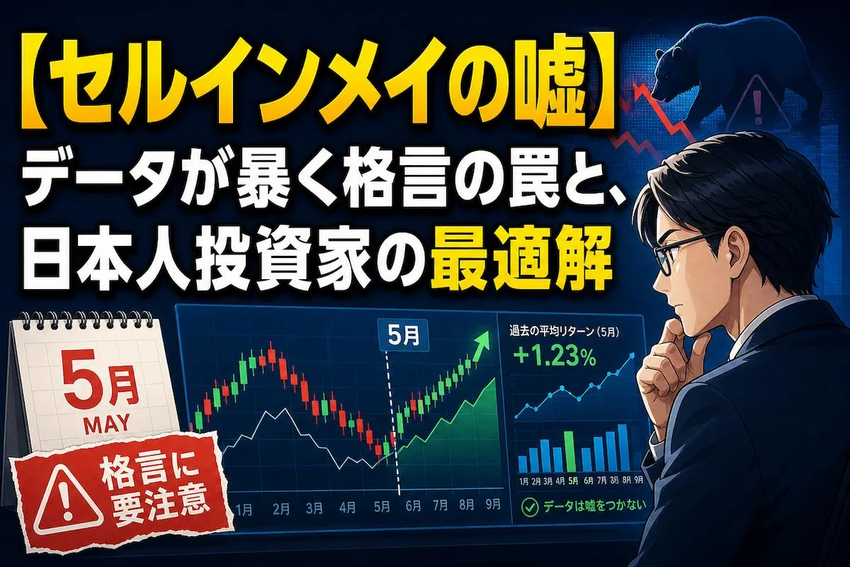 【セルインメイの嘘】データが暴く格言の罠と、日本人投資家の最適解