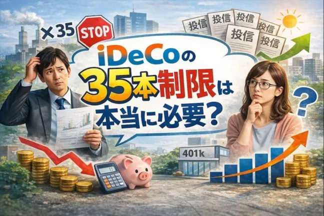 iDeCoの35本制限は本当に必要？“選べない損”を減らす現実的な見直し案