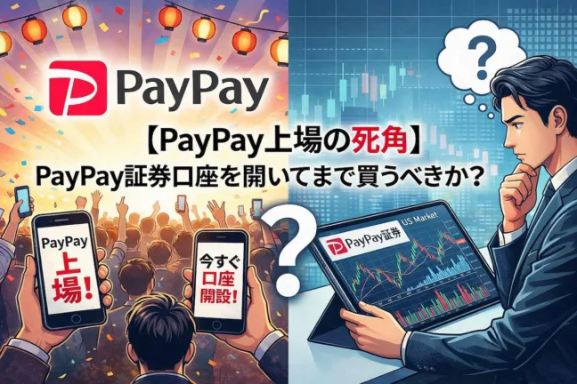 【PayPay上場の死角】PayPay証券口座を開いてまで買うべきか?米国IPOの"不都合な真実"と賢い立ち回り方