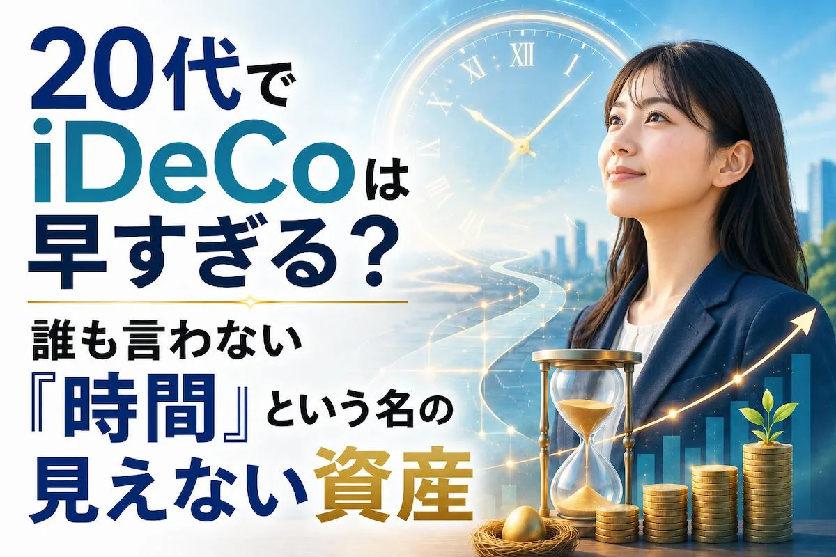 20代でiDeCoは早すぎる？誰も言わない「時間」という名の見えない資産