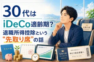 30代はiDeCo適齢期？退職所得控除という"先取り席"の話