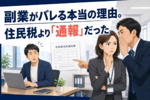 副業がバレる本当の理由。住民税より「通報」だった