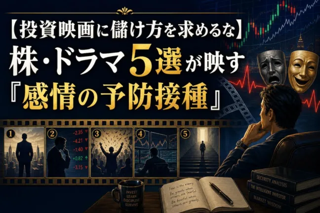 【投資映画に儲け方を求めるな】株・ドラマ5選が映す"感情の予防接種"