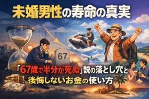 未婚男性の寿命の真実。「67歳で半分が死ぬ」説の落とし穴と後悔しないお金の使い方