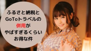 ふるさと納税と GoToトラベルの 組み合わせが やばすぎるくらい お得な件