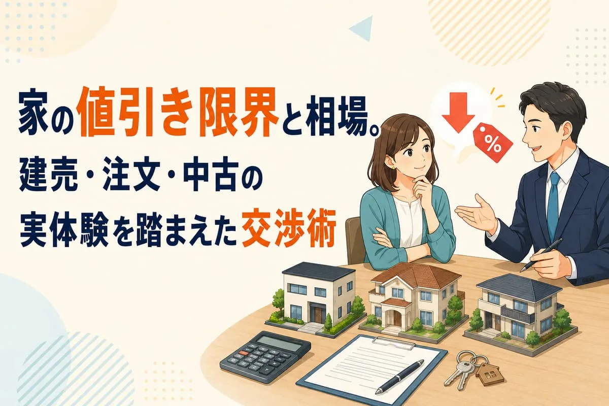 家の値引き限界と相場