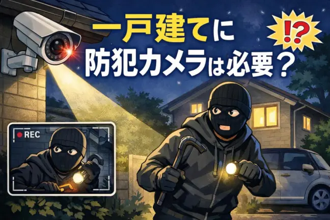 【一戸建て】防犯カメラは本当に必要？「逆に狙われる」説の真相と必要性を徹底解説