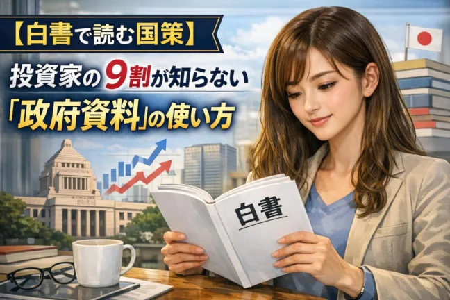 【白書で読む国策】投資家の9割が知らない「政府資料」の使い方