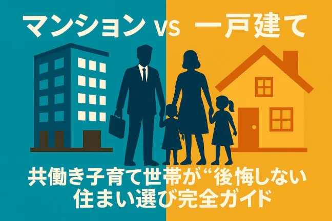 マンション vs. 一戸建て ― “後悔しない”住まい選び完全ガイド