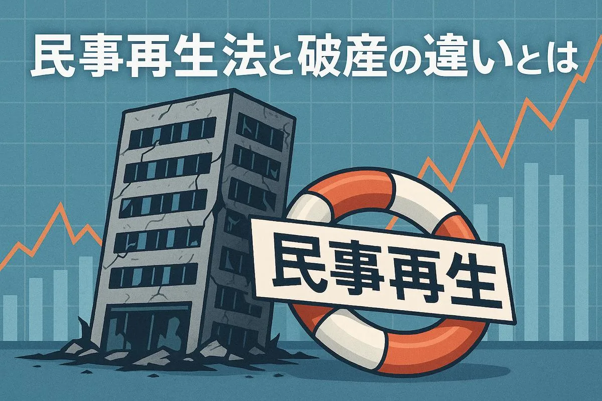知らないと損する！民事再生法と破産の違い│AI企業オルツの民事再生申請で注目の再建型手続きを徹底解説