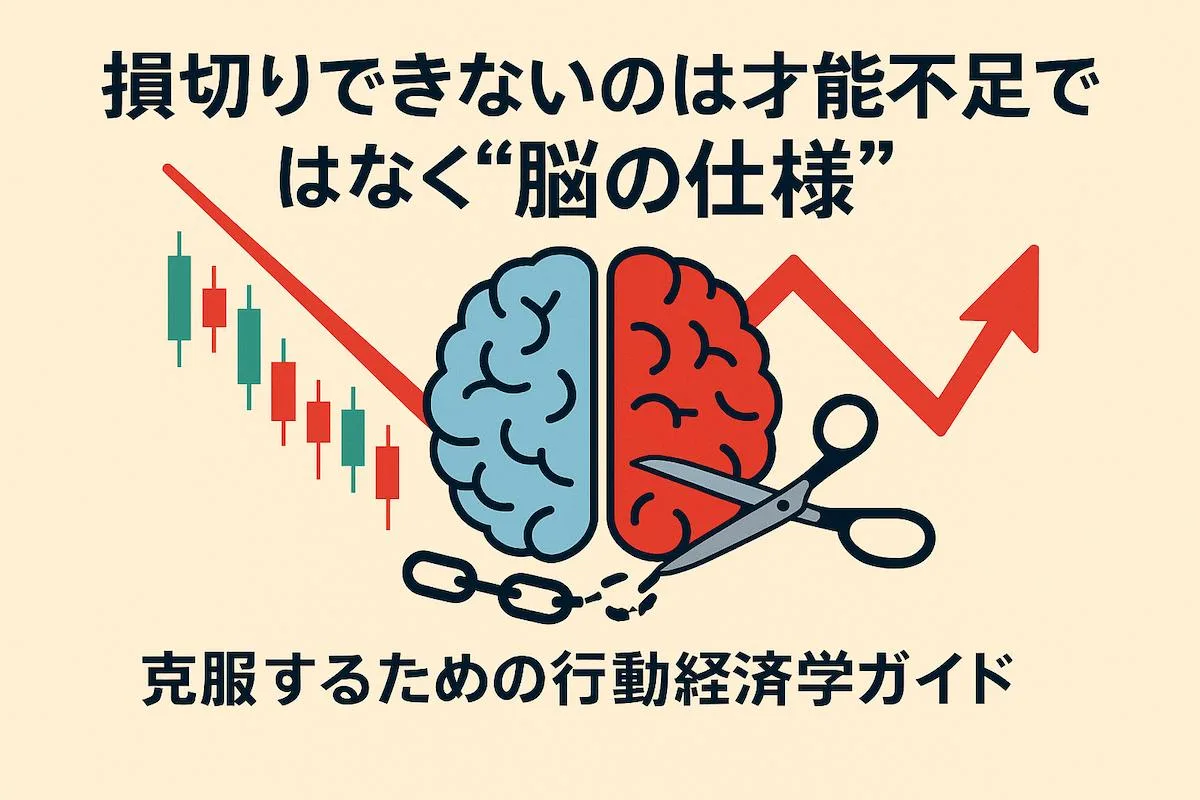 損切りできないのは才能不足ではなく“脳の仕様”。克服するための行動経済学ガイド