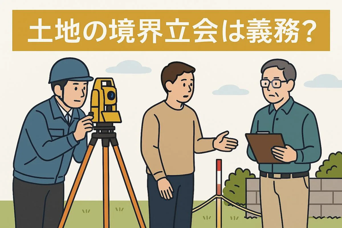土地の境界立会は義務？拒否できる？—横柄な土地家屋調査士への対応と「受けるメリット・断るリスク」完全ガイド