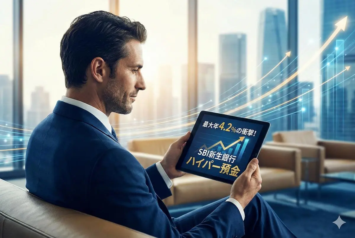 まだ住信SBIネット銀行を使ってるの？SBI新生銀行「SBIハイパー預金」金利最大4.2%キャンペーンがすごい