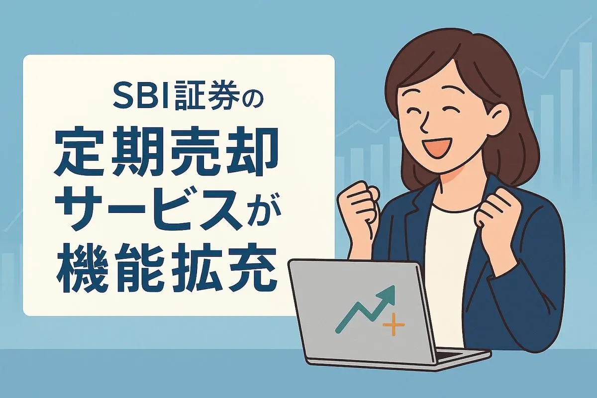 SBI定期売却サービスが機能拡充｜NISA定期売却で高分配投資信託はもう不要？