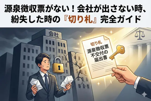 源泉徴収票がない！会社が出さない時、紛失した時の「切り札」完全ガイド