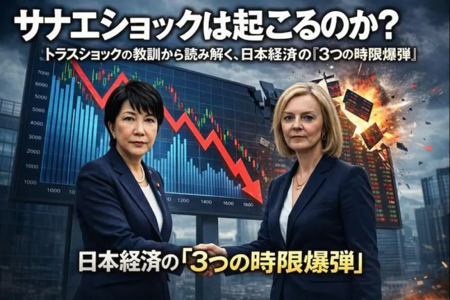 サナエショックは起こるのか？トラスショックの教訓から読み解く、日本経済の「3つの時限爆弾」