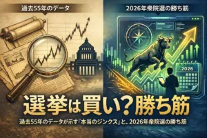 選挙は買い？過去55年のデータが示す「本当のジンクス」と、2026年衆院選の勝ち筋