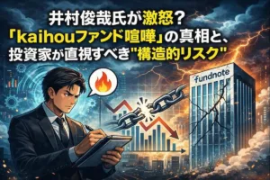 井村俊哉氏が激怒？「kaihouファンド喧嘩」の真相と、投資家が直視すべき"構造的リスク"