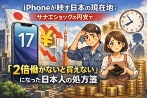 iPhoneが映す日本の現在地：サナエショックの円安で「2倍働かないと買えない」になった日本人の処方箋
