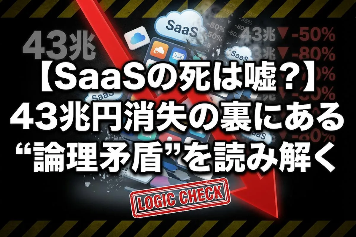 【SaaSの死は嘘？】43兆円消失の裏にある"論理矛盾"を読み解く