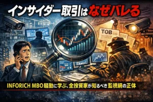 【インサイダー取引はなぜバレる】INFORICH MBO騒動に学ぶ、全投資家が知るべき監視網の正体