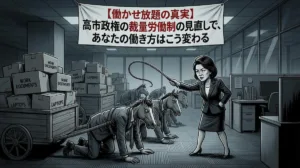 【働かせ放題の真実】高市政権の裁量労働制の見直しで、あなたの働き方はこう変わる