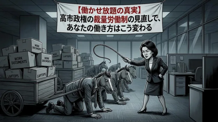 【働かせ放題の真実】高市政権の裁量労働制の見直しで、あなたの働き方はこう変わる