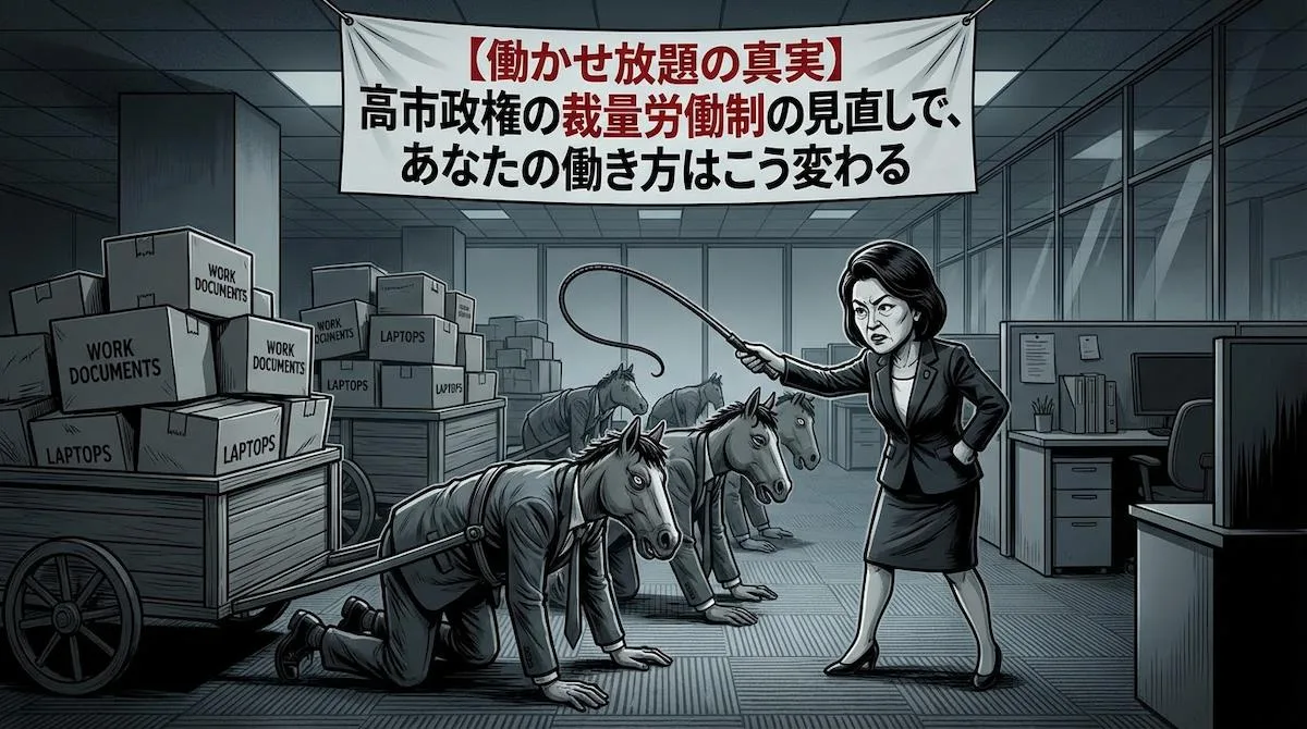 【働かせ放題の真実】高市政権の裁量労働制の見直しで、あなたの働き方はこう変わる