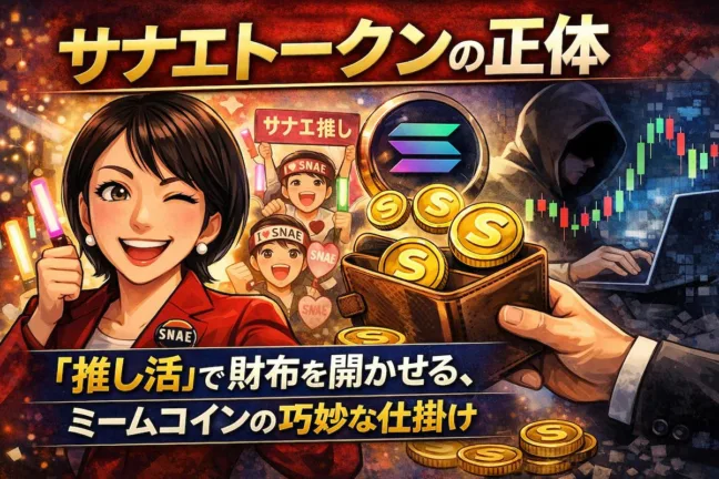 【サナエトークンの正体】「推し活」で財布を開かせる、ミームコインの巧妙な仕掛け