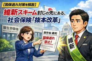 【国保逃れ対策を解説】維新スキーム封じの先にある、社会保険「抜本改革」