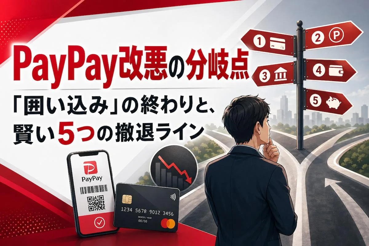 PayPay改悪の分岐点「囲い込み」の終わりと、賢い5つの撤退ライン