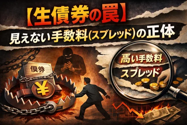 【生債券の罠】見えない手数料（スプレッド）の正体