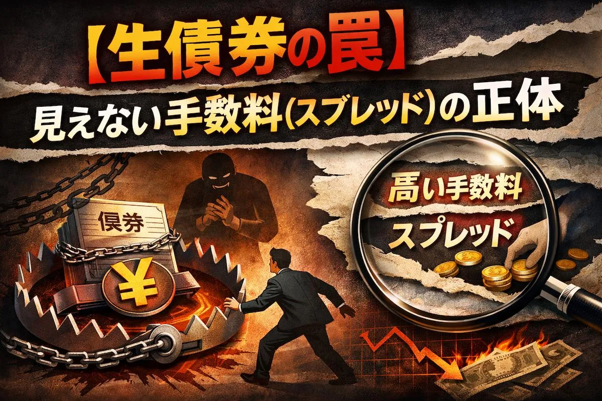【生債券の罠】見えない手数料（スプレッド）の正体