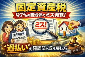 固定資産税ミス発覚と過払い取り戻し法