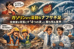 ガソリンより深刻なナフサ不足。投資家が見落とす「4つの波」と勝ち残る業界