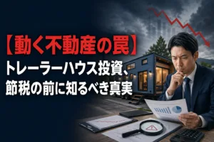 【動く不動産の罠】トレーラーハウス投資、節税の前に知るべき真実