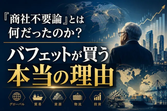 「商社不要論」とは何だったのか？バフェットが買う本当の理由