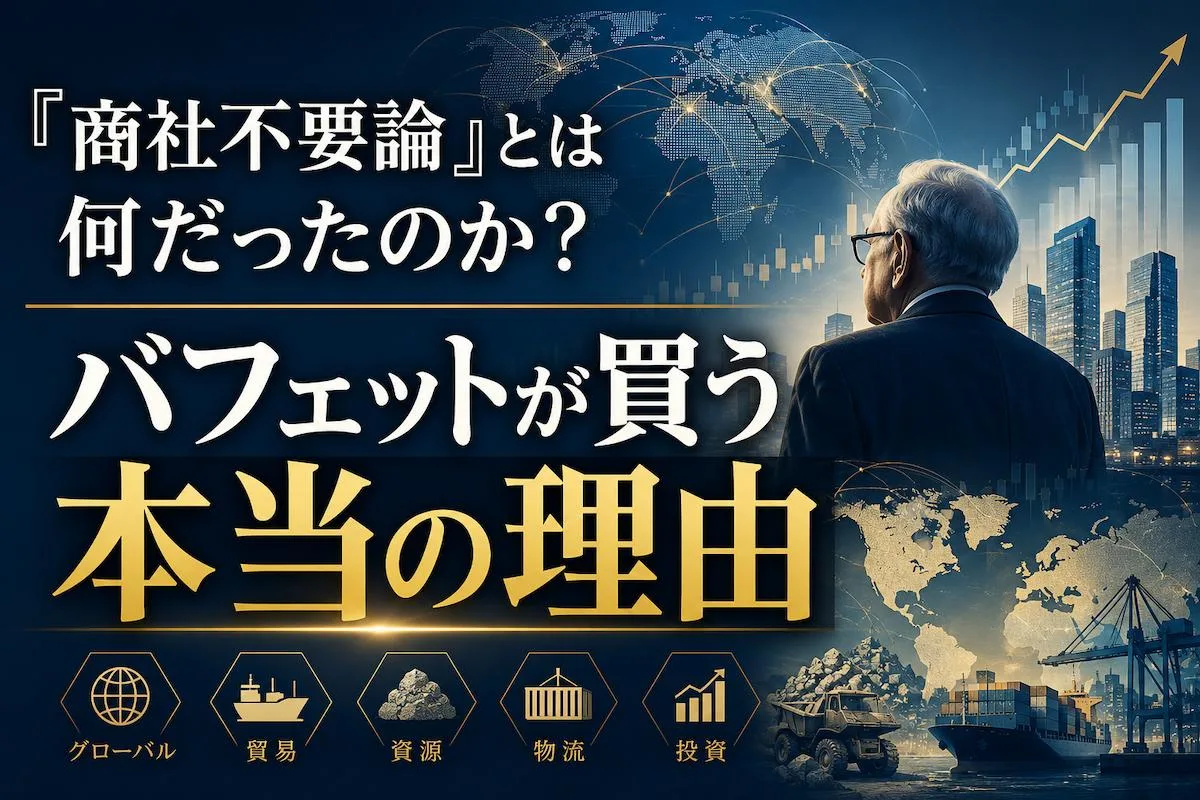 「商社不要論」とは何だったのか？バフェットが買う本当の理由