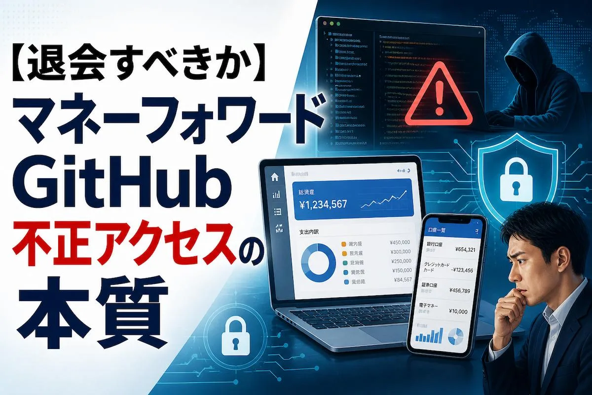 【退会すべきか】マネーフォワードGitHub不正アクセスの本質