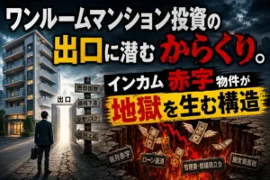 ワンルームマンション投資の出口に潜むからくり。インカム赤字物件が地獄を生む構造