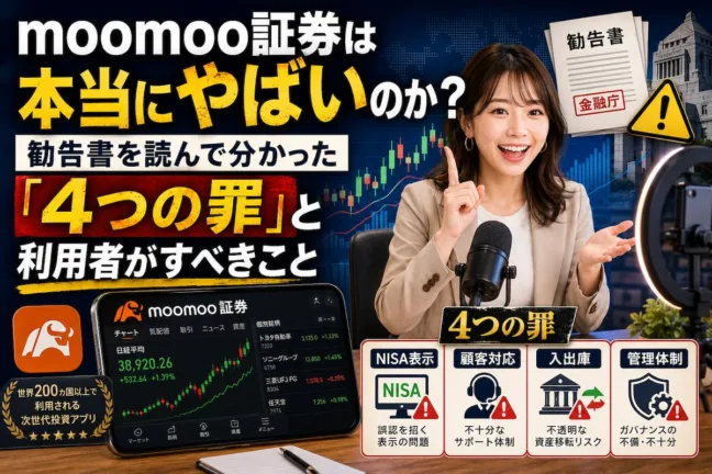 moomoo証券は本当にやばいのか？勧告書を読んで分かった「4つの罪」と利用者がすべきこと