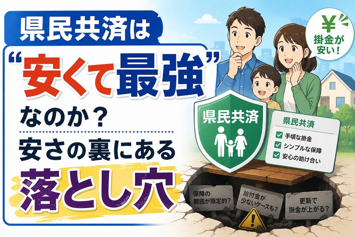 県民共済は「安くて最強」なのか？安さの裏にある落とし穴