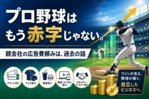 プロ野球はもう赤字じゃない。親会社の広告費頼みは、過去の話