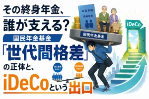 その終身年金、誰が支える？国民年金基金「世代間格差」の正体と、iDeCoという出口