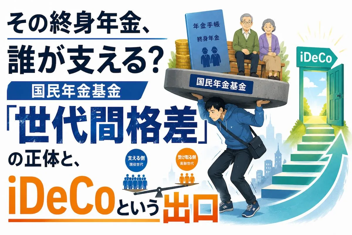 その終身年金、誰が支える？国民年金基金「世代間格差」の正体と、iDeCoという出口