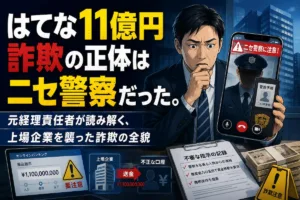 はてな11億円詐欺の正体はニセ警察だった。元経理責任者が読み解く、上場企業を襲った詐欺の全貌
