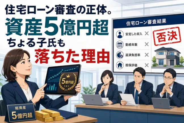 住宅ローン審査の正体。資産5億円超ちょる子氏も落ちた理由