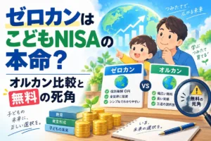 ゼロカンはこどもNISAの本命？オルカン比較と無料の死角